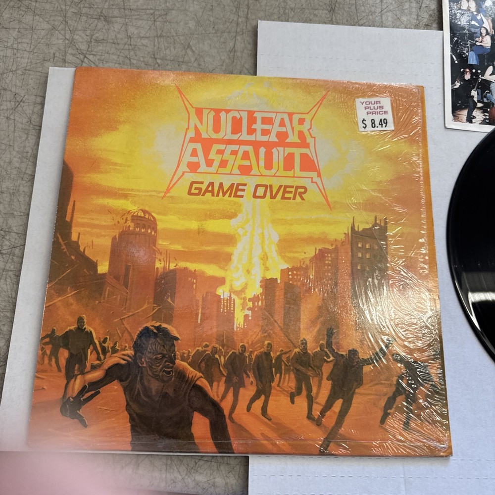 Nuclear Assault – Game Over – LP Vinyl – 1986 – Combat Records VINYL Shrink OG