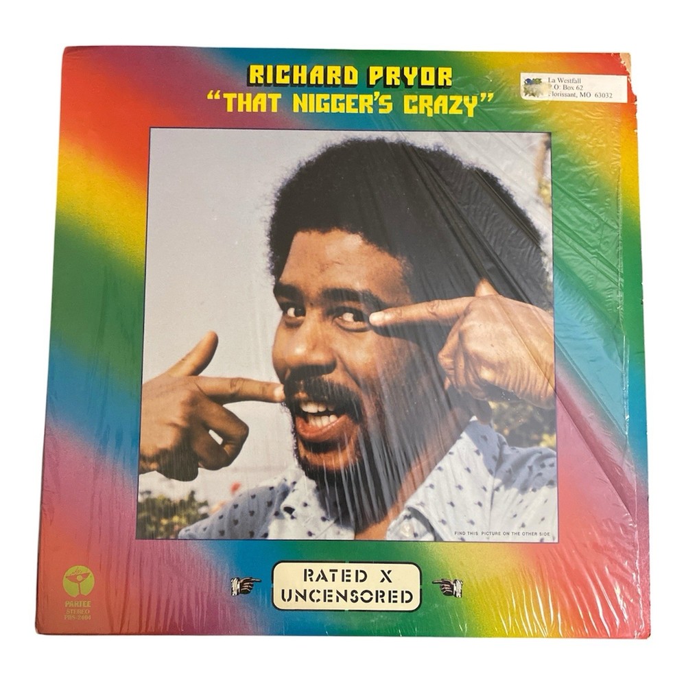 Richard Pryor That Nigger’s Crazy Vinyl LP Partee PBS-2404 Original Shrink EX