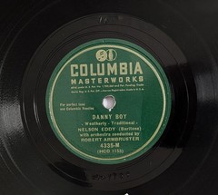 Danny Boy Nelson Eddy Columbia 78 RPM