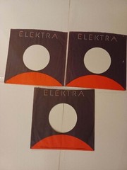 ELEKTRA (3) original company sleeves. nice shape