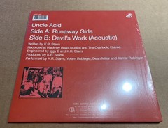 UNCLE ACID & THE DEADBEATS Runaway Girls / Devil’s Work 7” Vinyl SEALED