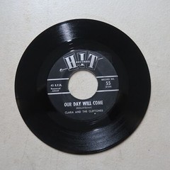 CLARA AND THE CLEFTONES/KATHY TAYLOR OUR DAY WILL COME/END OF THE WORLD 45 18-42