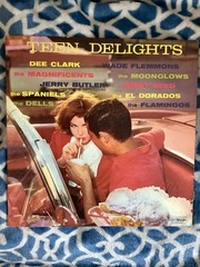 DOOWOP LP TEEN DELIGHTS VEE-JAY 1021 (ELEVEN VARIOUS ARTISTS – TWELVE TRACKS)
