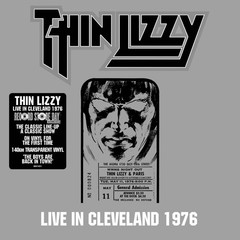 THIN LIZZY – LIVE IN CLEVELAND 1976, 2026 EU RSD TRANSPARENT vinyl 2LP, SEALED!