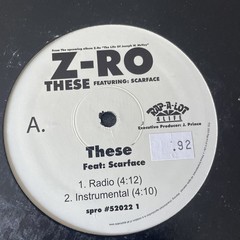 Z-Ro These 12” Record Vinyl Scarface
