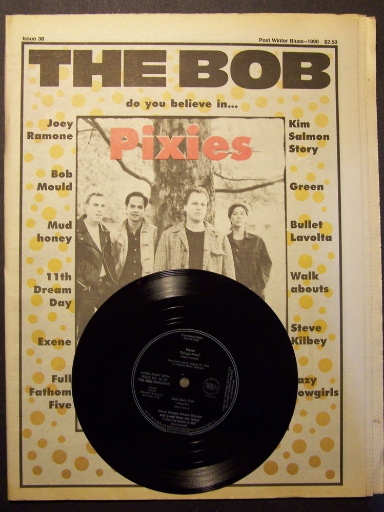 PIXIES – Gouge Away (Live) FLEXI (1990) & Mag NEW