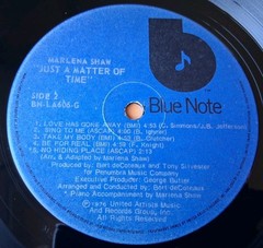 Marlena Shaw – Just A Matter Of Time Vinyl LP – 1976 Blue Note