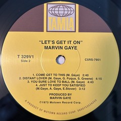 MARVIN GAYE Let’s Get It On 2016 TAMLA 180G LP Vinyl Record PLAY GRADED VG+