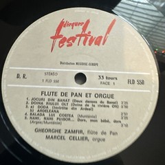 FLD 550 Flute De Pan Et Orgie LP Vinyl EX/EX
