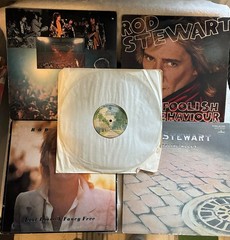 Rod Stewart (5) record albums, Gasoline Alley,Foolish Behaviour +. Free shipping