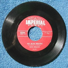 FATS DOMINO “My Blue Heaven” / “I’m In Love Again” 1956 45RPM Imperial X5386