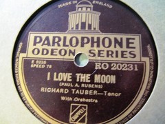 1933 RICHARD TAUBER English Folk Song A BROWN BIRD SINGING/ Love the Moon ODEON