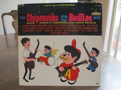 The Chipmunks Sing The Beatles Hits – 1964 Liberty Records Stereo LP Worn $2.95