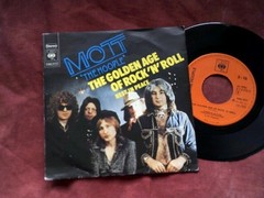 MOTT THE HOOPLE The golden age of rock n roll 7″ Dutch 1970s POP Rock