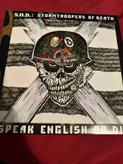 S.O.D. STORMTROOPERS OF DEATH SPEAK ENGLISH OR DIE LP CLEAR RED VINYL 2004 PRESS