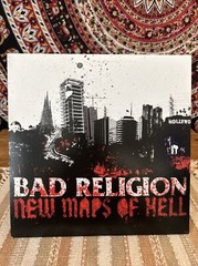 Bad Religion – New Maps Of Hell – EX/EX ~ Insert: VG+ ~ Colored Vinyl