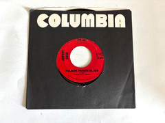 Johnny Cash Folsom Prison Blues 45 RPM 1968 Columbia Records VG+ / Exc Play Test