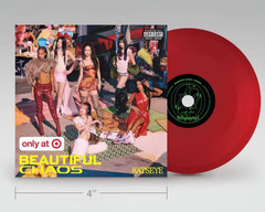 KATSEYE – Gnarly / Gabriela Limited Exclusive Red Color 4″ Tiny Vinyl