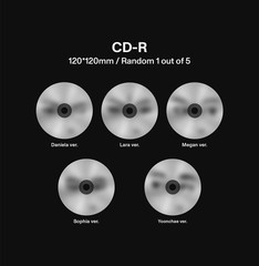 KATSEYE [WILD] Album MEMBER 5 Ver SET/5 CD-R+5 Photo Book+5 Poster+10 Card+GIFT