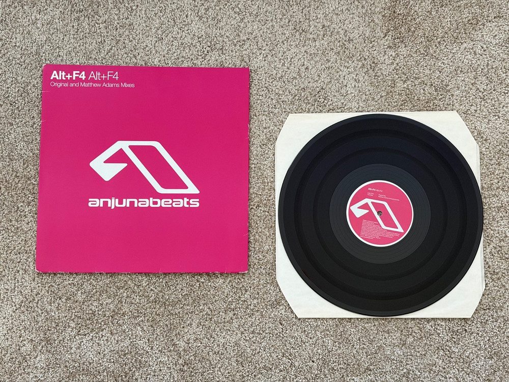 *US SELLER* Alt+F4 – Alt+F4. Anjunabeats. VG+/NM- Trance 12″ Vinyl.