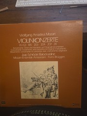 WOLFGANG AMADEUS MOZART VIOLINKONZERTE KV 63 185 203 204 207 211 (NM) LP RECORD