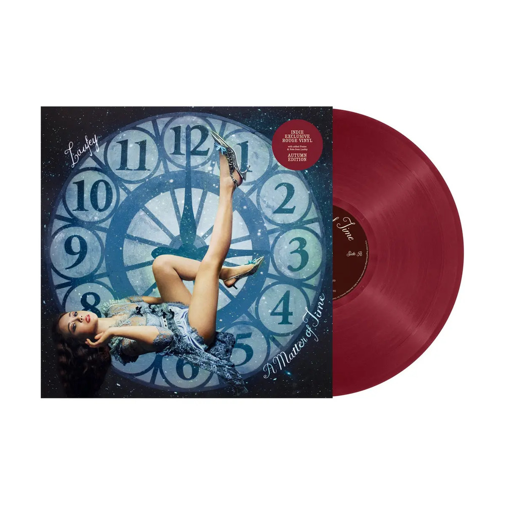 Laufey A Matter Of Time Autumn Edition Rouge Vinyl LP Poster & 7″ & Artist Note