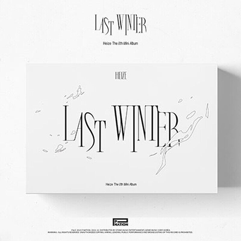 HEIZE [LAST WINTER] The 8th Mini Album CD+Photo Book+Incense+2 Card+Poster