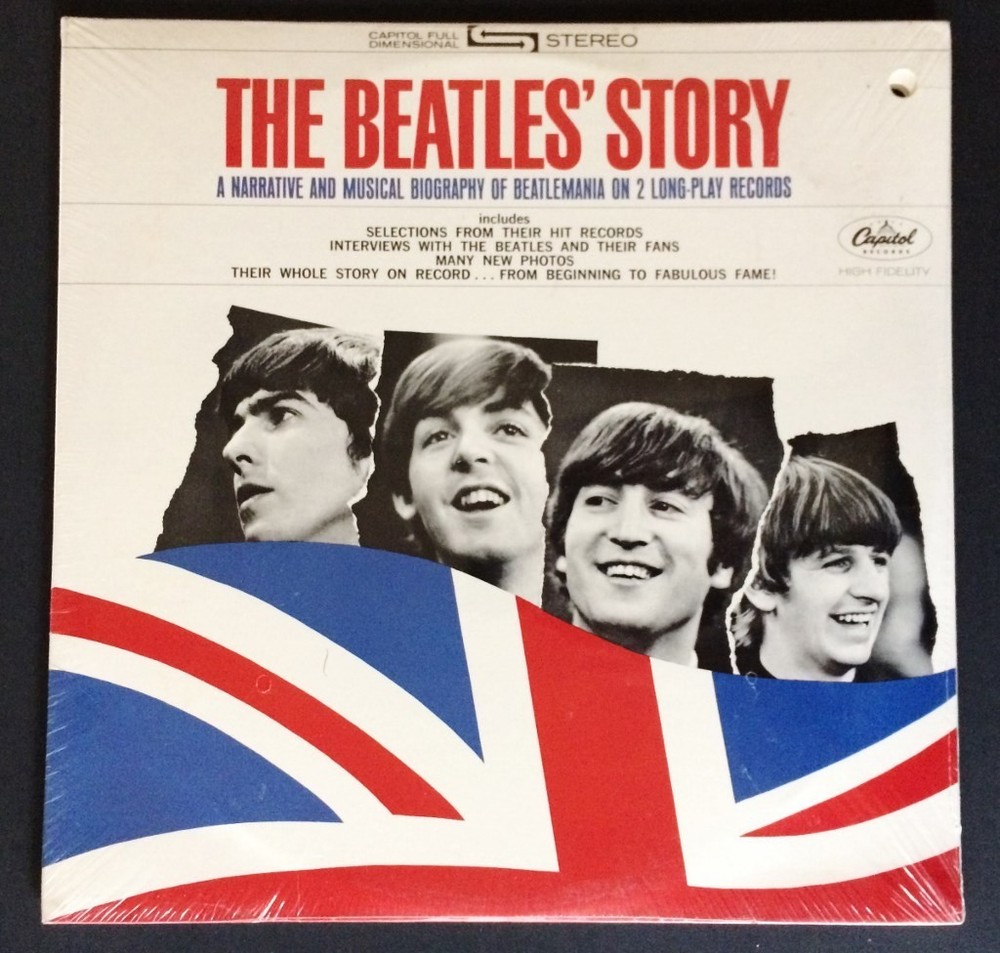 Beatles 2 LP Set, Capitol Records, Gatefold, “The Beatles Story” – SEALED/MINT