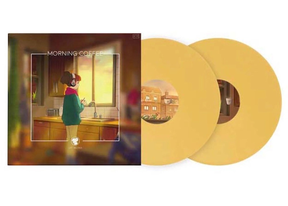 LOFI GIRL Morning Coffee Opaque Yellow Color Colored Vinyl 2xLP /1700