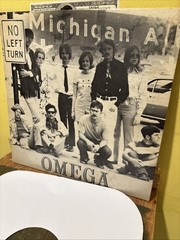 Omega Michigan Avenue Vinyl LP FWP-110 Original Xian Folk Psych Cover Only