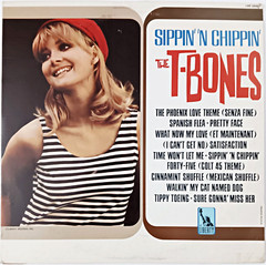The T-Bones – Sippin’ ‘N Chippin’ – 1966 Vinyl LP MONO – Rock ‘n’ Roll