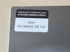 Joji Glimpse of Us Urban Outfitters Exclusive Etched Green Color Vinyl BRAND NEW
