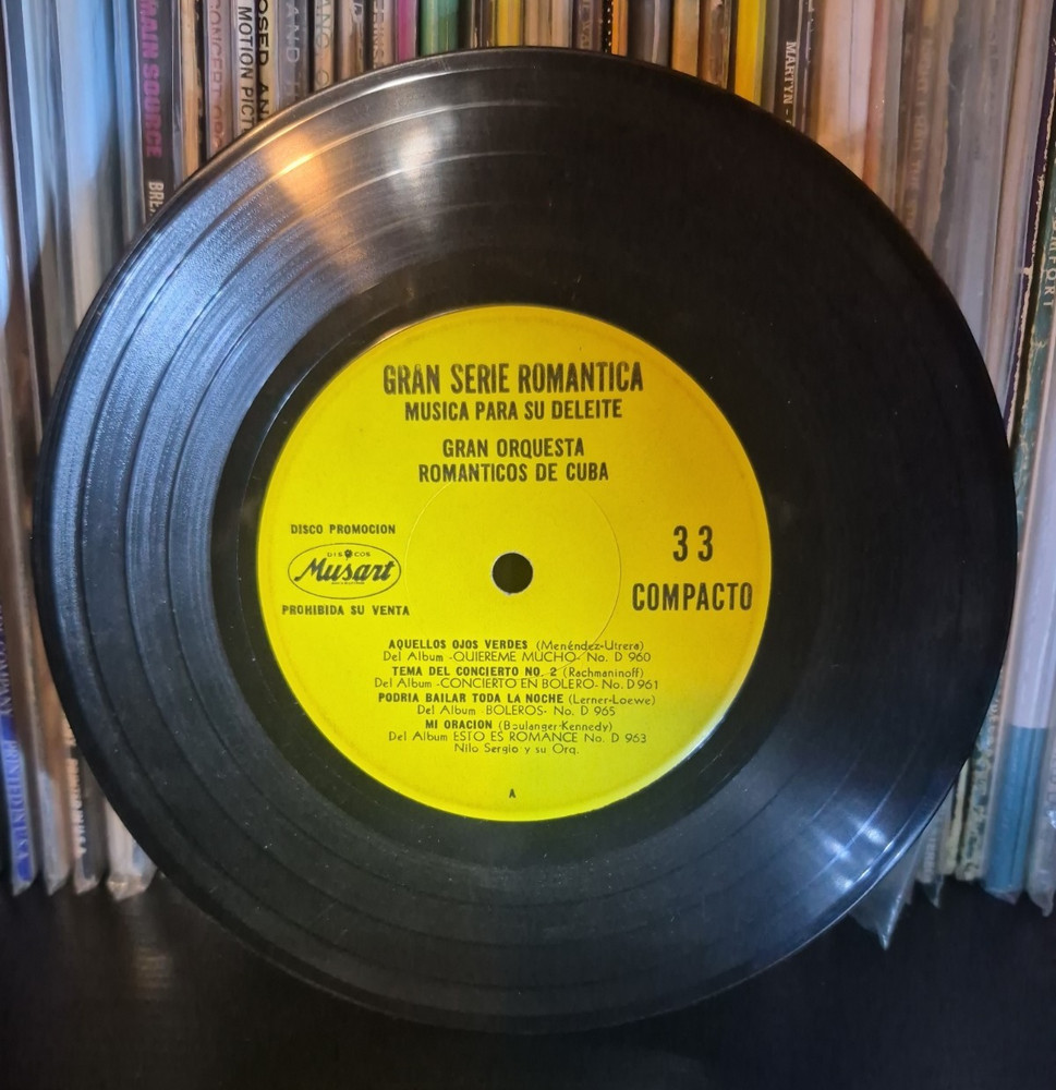 Gran Orquesta Romanticos de Cuba – Musica para su Deleite – EP – RARE