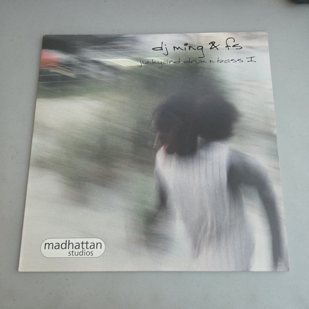 DJ Ming & FS Junkyard Drum n Bass I 12″ single vinyl 1998 Madhattan pressing