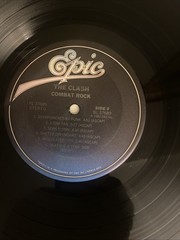 The Clash Combat Rock LP 1982 Epic FE 37689 Vinyl Record Rock The Casbah