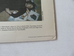 ALTERNATIVE TV The Image Has Cracked ORIGINAL 1978 UK 1ST PRESS VINYL LP DLP01