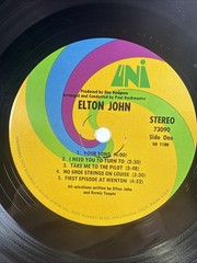 Elton John Self Titled Vinyl First Pressing 73090 T5 Gatefold