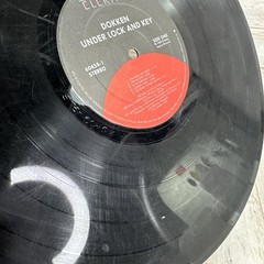 Vintage Dokken Under Lock And Key 12″ Black Vinyl LP 1985 Elektra Metal Rock