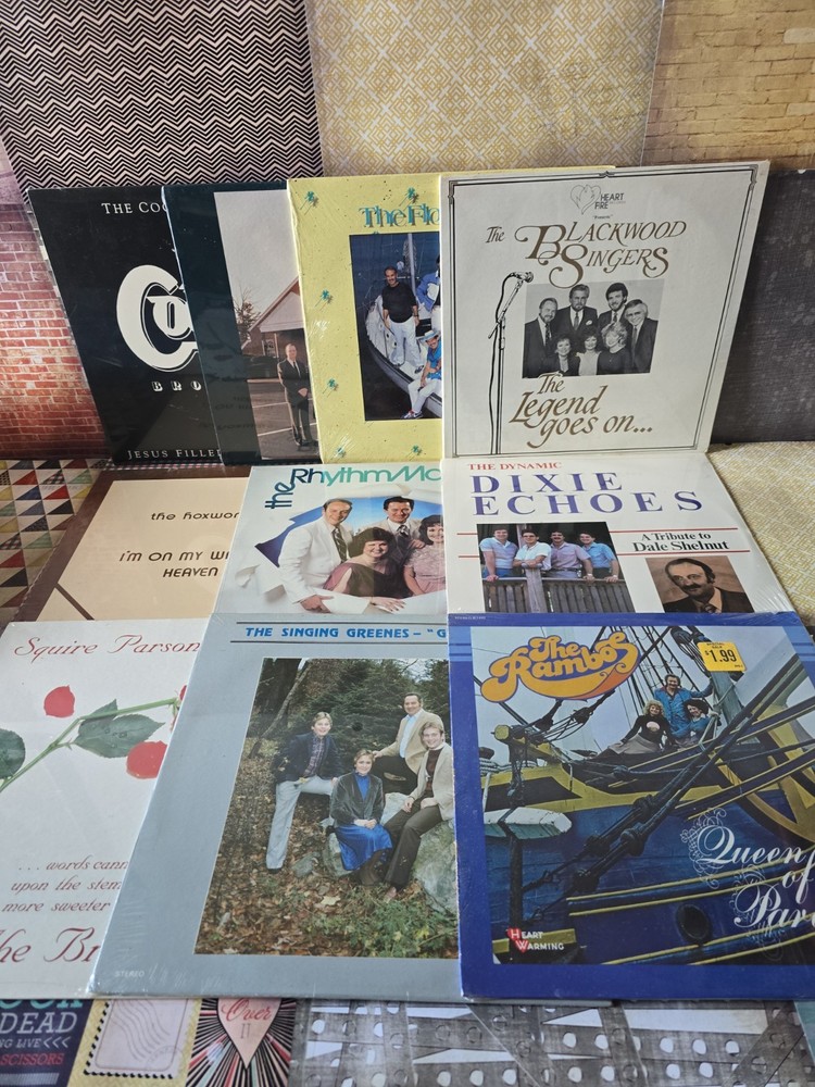 Lot Of 10 VTG Sealed Christian Gospel Religious Vinyl LP Records Greenes Cooke