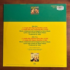 Yello – Jungle Bill 12″ Vinyl Single VG+ / VG+ Electronic Synth Pop