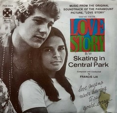 Francis Lai – Theme From Love Story / Skating in Central Park [7″ 45 rpm Single]