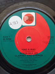 Acker Bilk – Find A Way 7″ Single 1981 Ex Condition- Tested + Tracked Postage