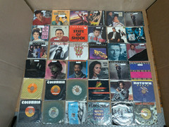 Vintage 7″ Vinyl Record 45RPM 70s 80s 90s Pop Rock R&B Funk Soul Lot of 123