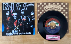 45 7″ SP KISS SHOUT IT OUT LOUD CASABLANCA 854