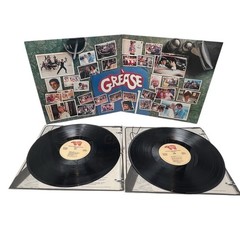 Grease Soundtrack 2 LP Vinyl Record RS-2-4002 John Travolta Olivia Newton 1978