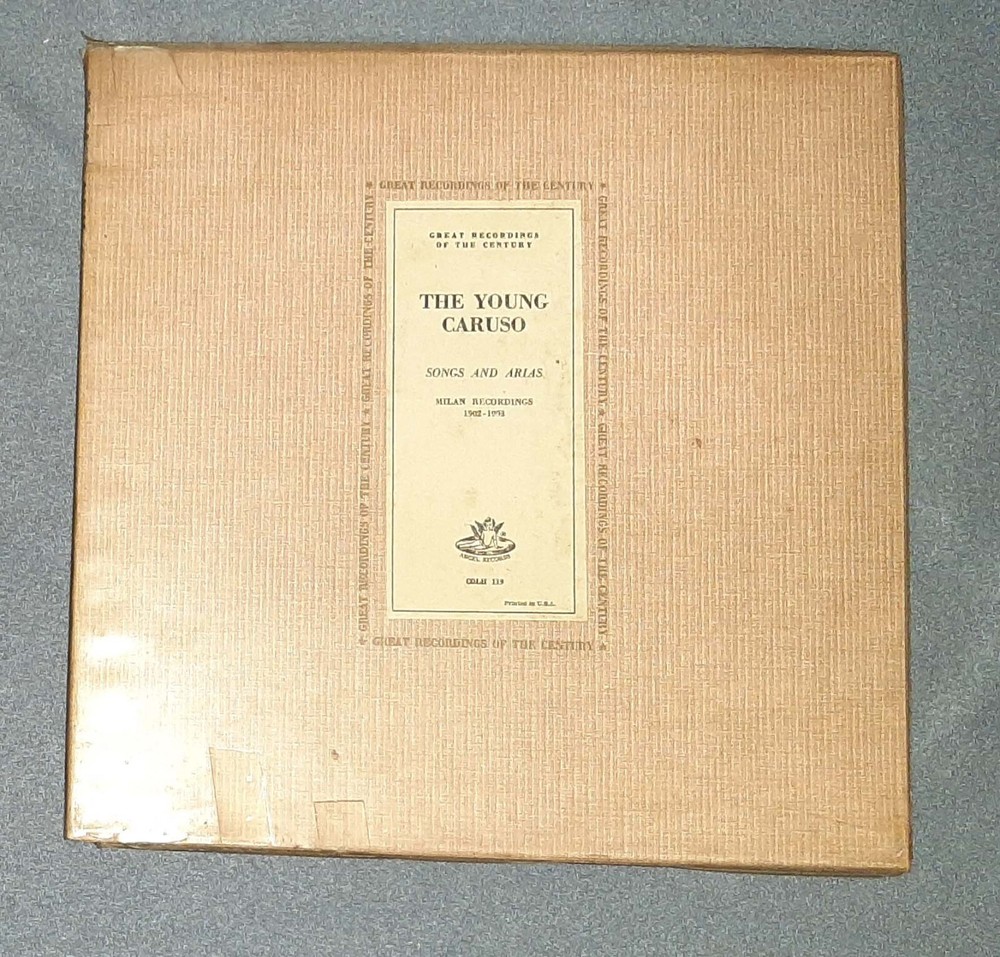 The Young Caruso Songs and Arias Milan Recordings 1902-1903 (Record Album)