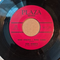 Don Roberts & The Islanders “Staten Island Baby-Who Knows” 7″45 Plaza 103 Garage
