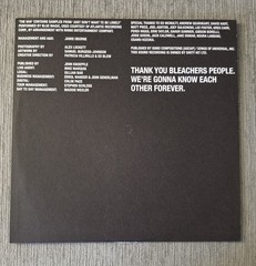 Bleachers • Everyone For Ten Minutes • Silver Splatter • Ltd 2000 LP W/poster