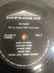 The Los Angeles “POP” Dance Band – Vinyl – So Rare So Rare – DS2381
