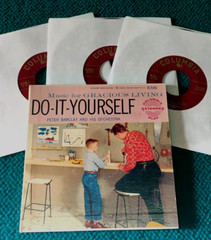 1955 Peter Barclay : MUSIC for GRACIOUS LIVING “Do It Yourself” 3 x 7″ 45 EP